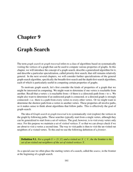 Chapter 9 Graph Search