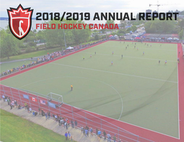 2018/2019 Annual Report Field Hockey Canada