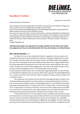 AWA Rundbrief 1/2021