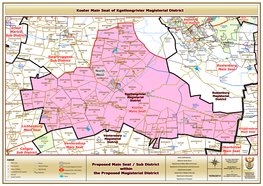 North West Proposed Main Seat / Sub District Within the Proposed