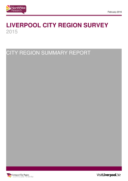 Liverpool City Region Visitor Survey 2015
