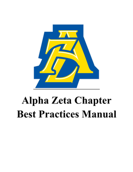 2019-2020 Chapter Best Practices Manual