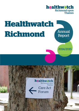 About Healthwatch