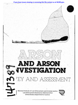 And Arson', ~Vistigation