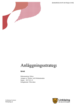 Anläggningsstrategi