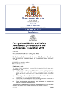 Government Gazette