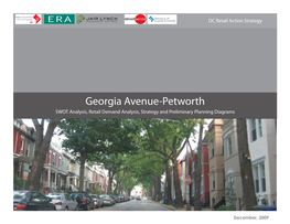 Georgia Avenue-Petworth Neighborhood Retail Submarket