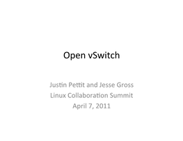 Open Vswitch