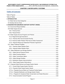 Chapter 3: Water Supply Systems 2018 – 2027 Plan (County Council Approved – October 2018)