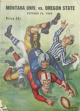 October 28, 1950 Game Day Grizzly Football Program