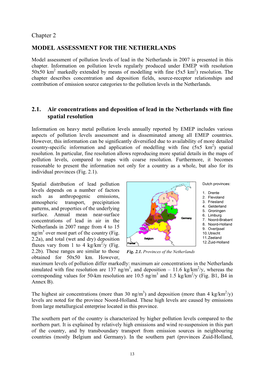 Chapter 2 MODEL ASSESSMENT for the NETHERLANDS