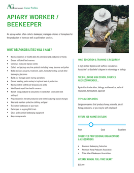 Apiary Worker / Beekeeper