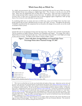 Which States Rely on Which Tax