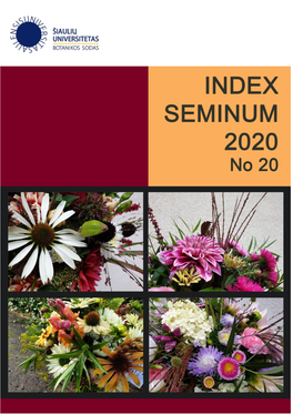 INDEX SEMINUM 2020 No 20