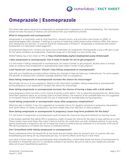 Omeprazole | Esomeprazole