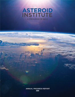 Asteroid Institute a Program of B612