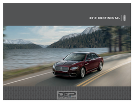 2019 Lincoln Continental Brochure