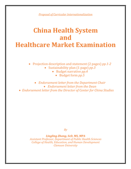 China Health System and Healthcare Market Examination