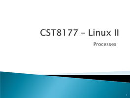 CST8207 – Linux O/Si