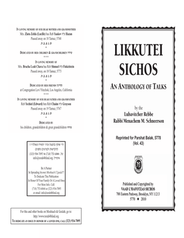 Likkutei Sichos