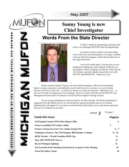 Sunny Young Is New Chief Investigator