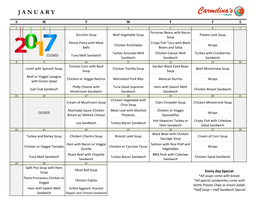 January Menu.Xlsx