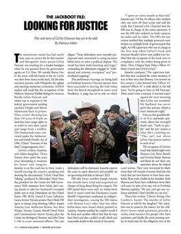 RANGE Magazine, Winter 2020-The Jackbook File: Looking for Justice