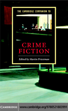Cambridge Companion Crime Fiction