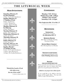 The Liturgical Week