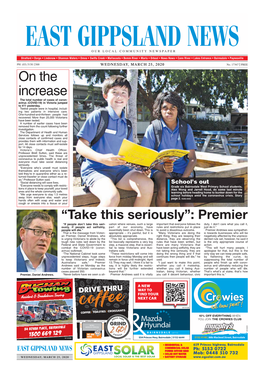 East Gippsland News Our Local Community Newspaper