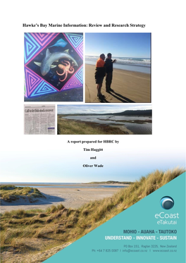 Hawke's Bay Marine Information: Review and Research Strategy