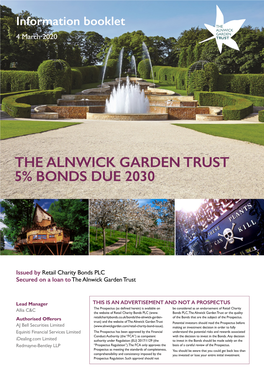 The Alnwick Garden Trust 5% Bonds Due 2030