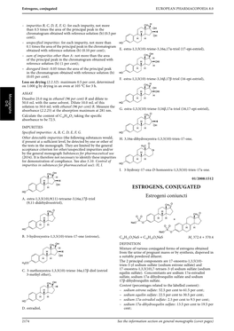 ESTROGENS, CONJUGATED Estrogeni Coniuncti A