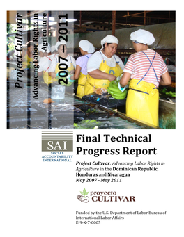 Project Cultivar Final Report