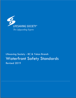 Waterfront Safety Standards Revised 2019