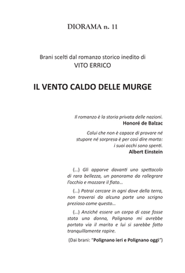 Il Vento Caldo Delle Murge