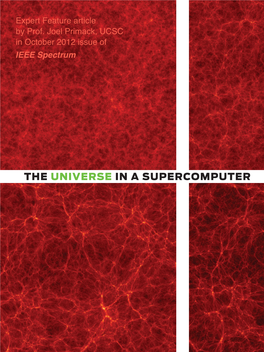 The Universe in a Supercomputer