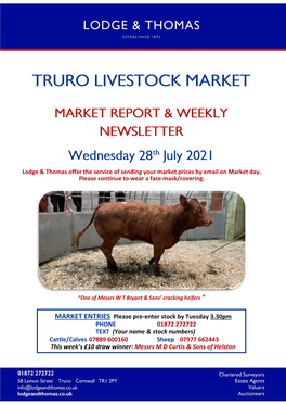 Truro Livestock Market