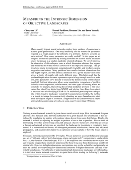 Measuring the Intrinsic Dimension