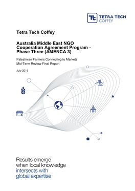 Tetra Tech Coffey Australia Middle East NGO