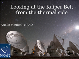 Looking at the Kuiper Belt from the Thermal Side