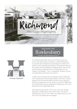 Richmond Heritage Highlights