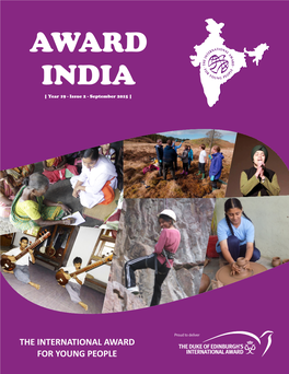 AWARD INDIA | Year 19 - Issue 2 - September 2015 |