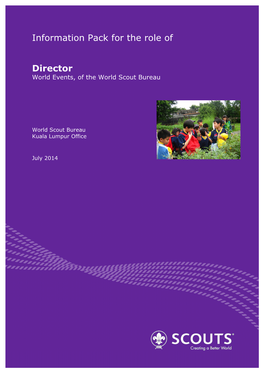 Information Pack for the Role of Director, World Events