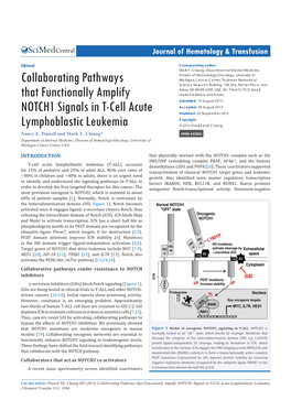 The JAK-STAT Pathway and Hematological