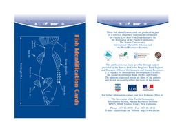 Live Reef Fish Identification Cards