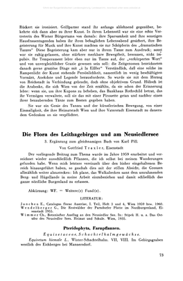 Die Flora Des Leithagebirges Und Am Neusiedlersee 3