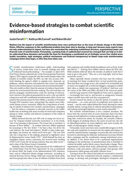 Evidence-Based Strategies to Combat Scientific Misinformation