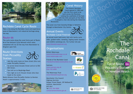 Rochdale Canal Cycle Route Through to Manchester City Centre