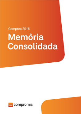 Memòria Consolidada Comptes 2018 